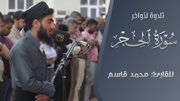تلاوة لأواخر سورة الحجر للقارئ محمد قاسم