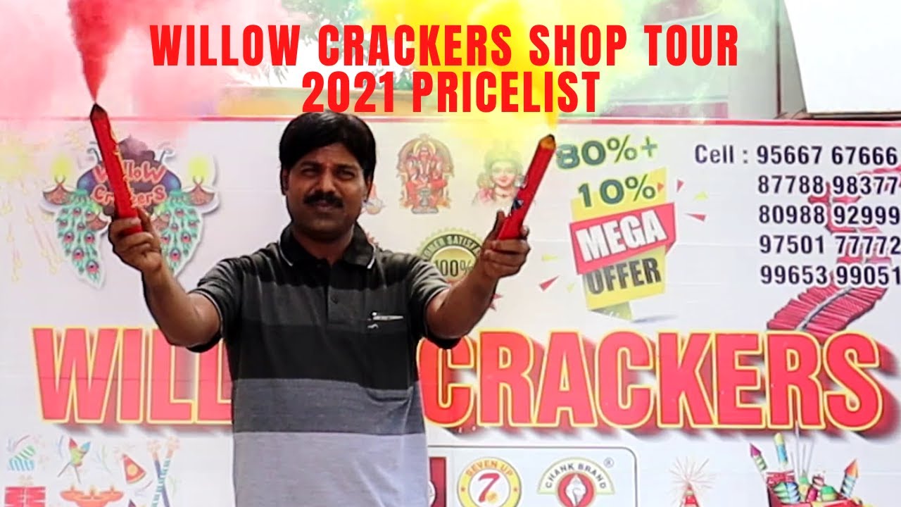 Willow Crackers Shop Tour & Review | Pricelist 2021 & Bursting Videos | Crackers Show Time | CST |