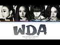 Aespa WDA Whole Different Animal Ft G DRAGON Lyrics Color Coded Lyrics 