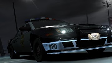 Need For Speed Carbon - Driving a police car