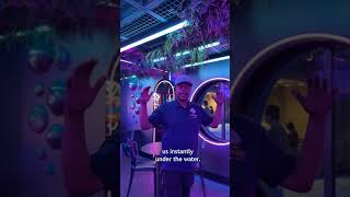 Lighting design brings Bewitching Boba and Brews to life aboard the Disney Adventure ✨🔮
