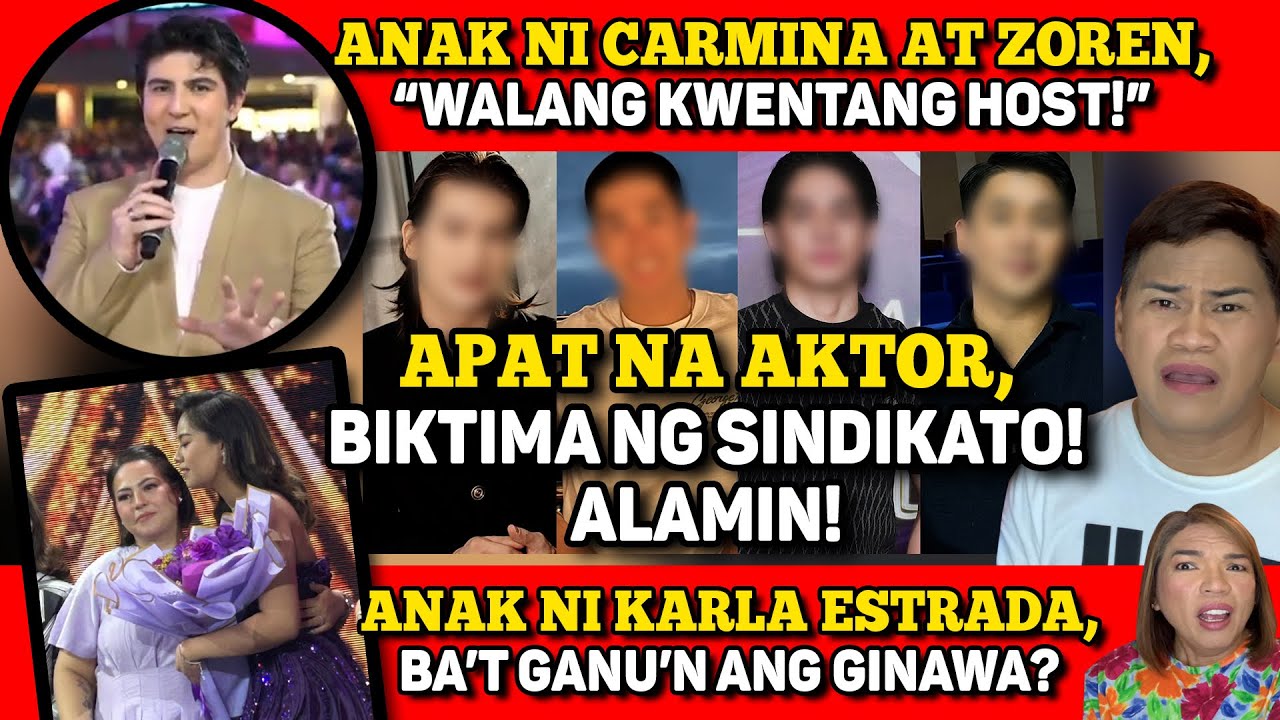 MGA AKTOR, BINIKTIMA! 🔴 ANAK NI KARLA ESTRADA, BA'T GNUN'N? 🔴 MAVY LEGASPI, 