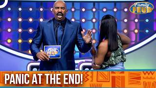 The Round Where Stage Fright Cost Them The Jackpot! | Fast Money | Family Feud