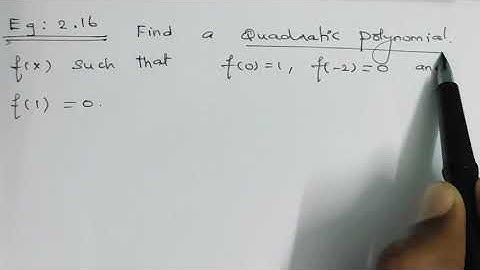 Example:2.16|| CLASS 11 MATHS