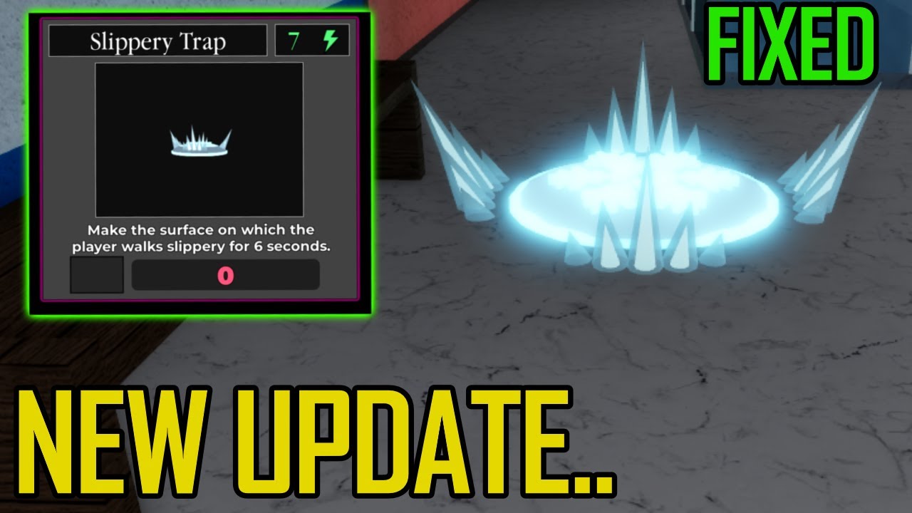 NEW SLIPPERY TRAP FIXED... (Roblox Piggy)
