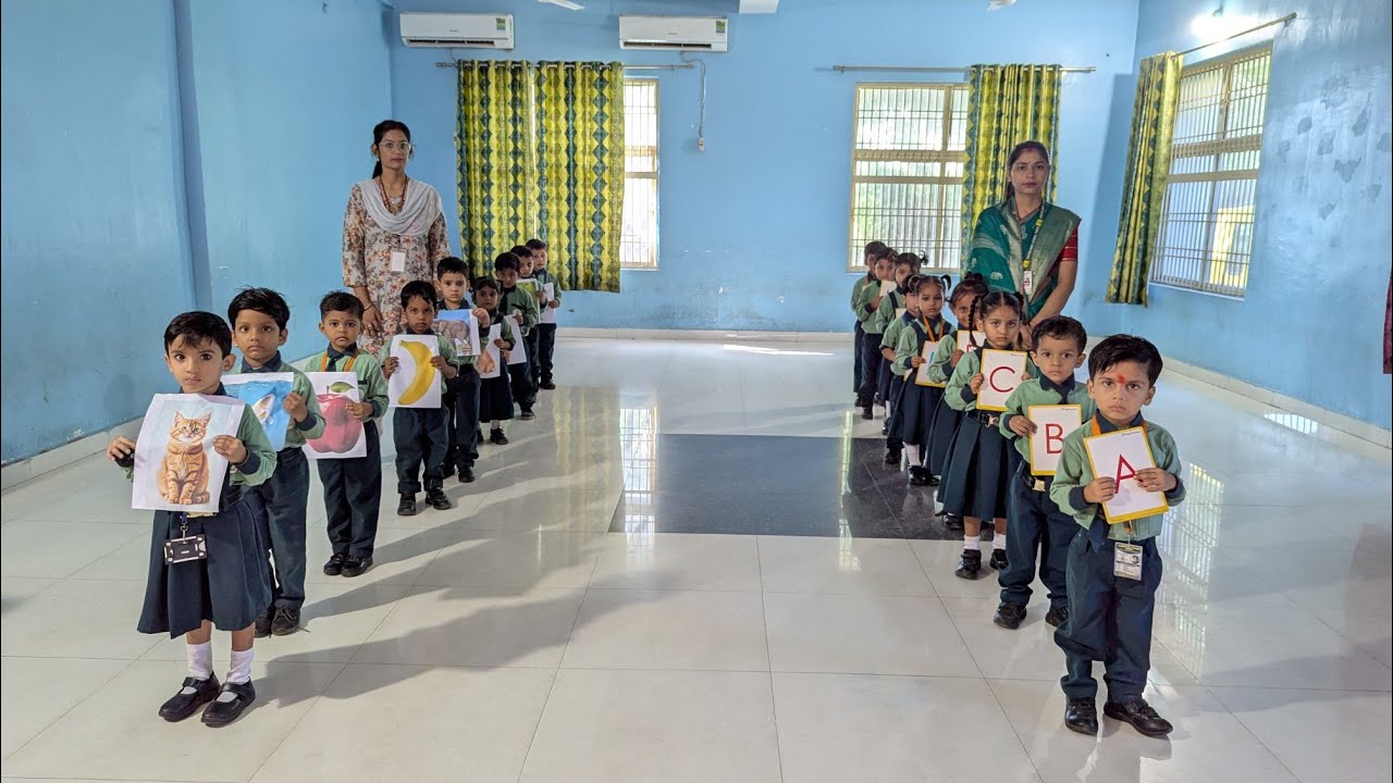 ✨✨ Alphabet Magic Activity For Nursery Class Students 🌀🎯 | Greenlands School Porsa 