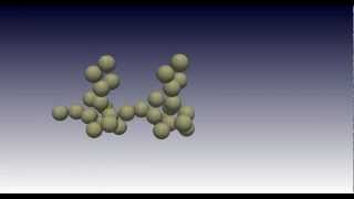 Small cohesive aggregate collision