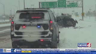 ODOT crews work to clear roads despite constant snow