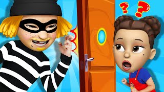 Knock Knock, Who&#39;s at the Door? 🤔 Home Safety Song | Me Me Band Kids Songs &amp; Nursery Rhymes