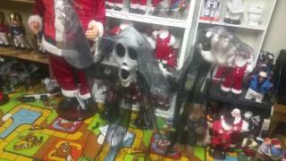 Gemmy Halloween Animated Floating Grim Reapers and others