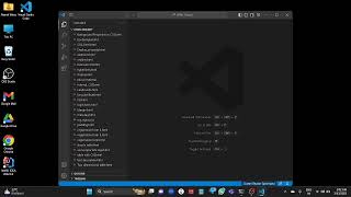 overview of creating a folder in VS code with NVDA/jaws