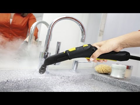 Пароочиститель KARCHER (Керхер) CS3 против цементной штукатурки