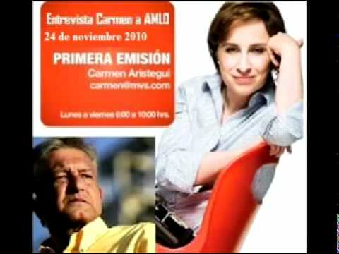 Andrs Manuel Lpez Obrador entrevista con Carmen Ar...