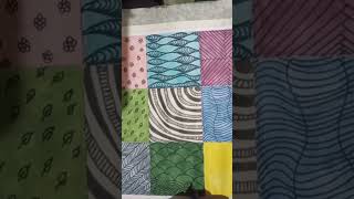 Art Therapy by colourful #Zentangle Part - 8