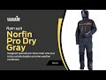 Rain suit norfin pro dry gray eng