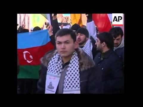 Anti-Israel demos in India, Moscow