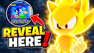 SEGA TEASED The NEXT SONIC GAME