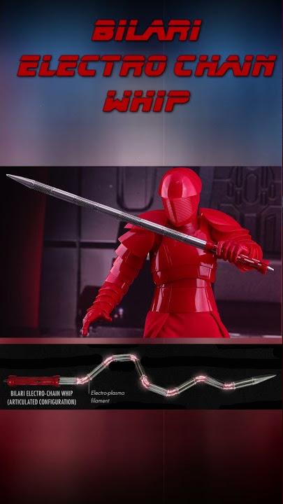 Praetorian Guard Electro Bisento 3D Printed Star Wars 