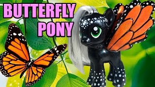 Custom MONARCH BUTTERFLY PONY Tutorial My Little Pony