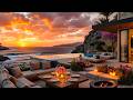 Gentle Jazz Music And A Cozy Beach Resort At Sunset Soothing Jazz With The Gentle Sound Of Waves