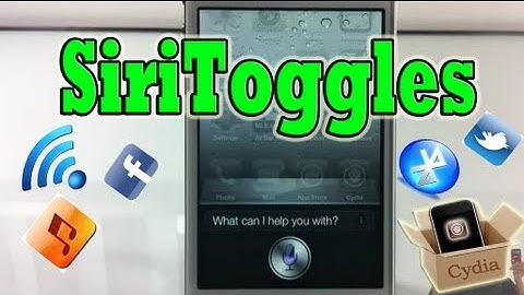 SiriToggles (Cydia Tweak)