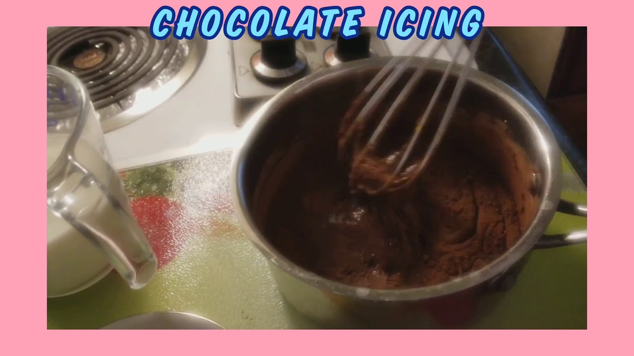Chocolate Icing //Recipe// using real Dutch cocoa powder ...