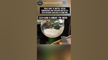 triple point (changing state at same time )#thermodynamics #physics