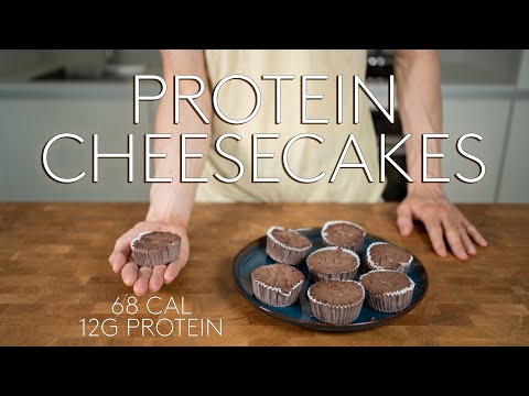 HEALTHY PROTEIN CHOCOLATE MINI CHEESECAKES Recipe that are low in Calories and ANABOLIC