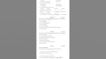 12th Std  Botany | Chapter - 1 | June Monthly Question Paper - 2023 | Public Exam Centum Plan