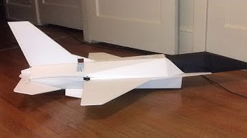 F-16 version 4 designed in Google Sketchup and built with Dollar Tree foam