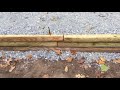 INSTALLING A WOODEN RETAINING WALL INSTALLING A WOODEN RETAINING WALL