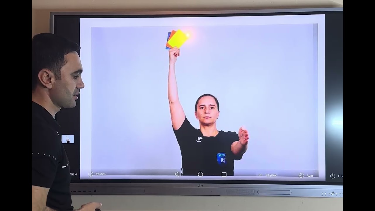 Həndbol kartlar haqqında izah