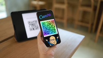 How you can change the colour of the QR code in Canva Q&A