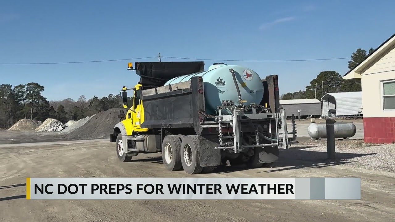 NCDOT Division 2 prepares for another winter storm - YouTube