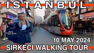 The walking tour of Istanbul has revealed Sirkeci |4K UHD 60FPS