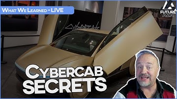 Cybercab Secrets - Revelations from the Shareholder Tour - LIVE!