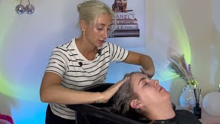 Download Lagu ASMR FOIL HIGHLIGHT REMOVAL \u0026 HAIR WASH | RELAXING HAIR SALON SOUNDS MP3