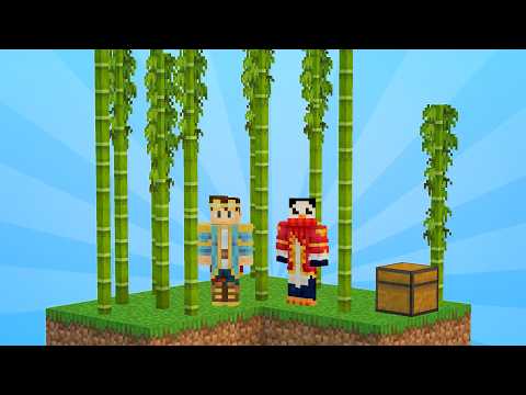 Can you beat skyblock with only Bamboo?