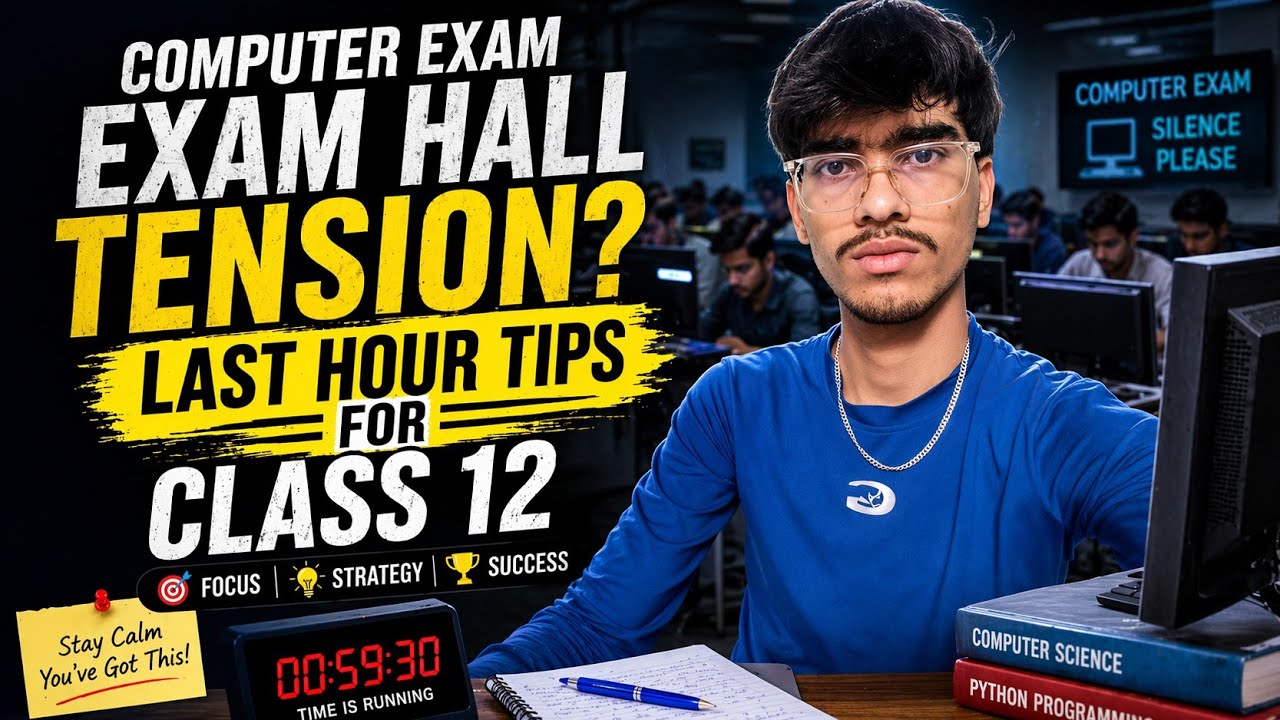 Tips to pass Computer Exam Easily #class12 #exam #lasthour - YouTube