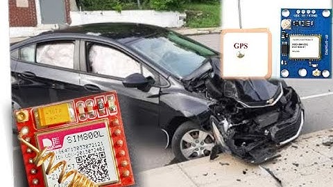 Accident alert system with GSM and GPS