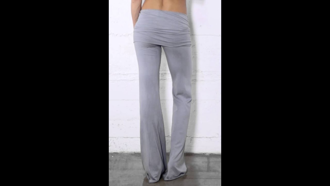 LVR Organic Lightweight Foldover Flare Cool Grey