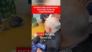 Kaczyński zbywał dziennikarzy. Otoczyli go na komisji śledczej