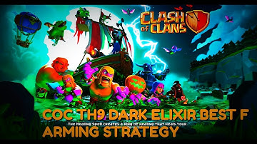 BEST DARK ELIXIR FARMING STRATEGY ON COC TH9. (2018)
