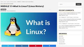 What Is Linux History Of Linux