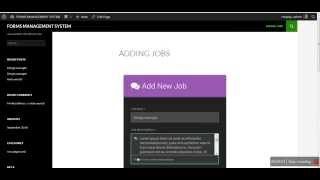 Forms Management System - How To Create A New Form