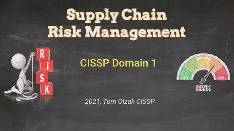 Supply Chain Risk Management