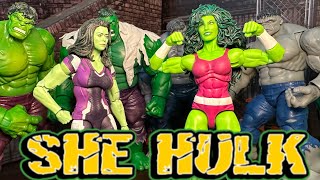 She Hulk! The Smashing Marvel Legends action figure from hasbro pulse vs the Disney plus tv version