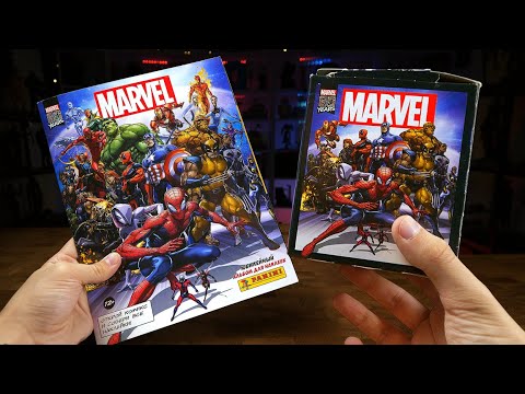 ЖУРНАЛ С НАКЛЕЙКАМИ MARVEL - 80 Лет Марвел