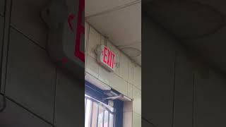 generic LED exit sign combo