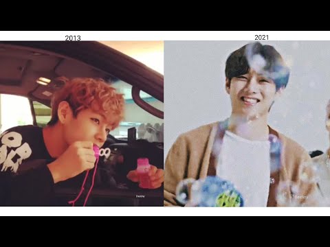 [방탄소년단 뷔] 2013태태 vs 2021태형/ 버블 버블 #V #김태형